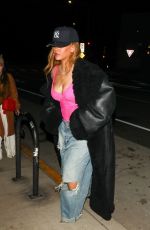 RIHANNA Out for Dinner at Giorgio Baldi in Santa Monica 01/14/2024