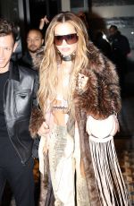 RITA ORA and George Tabor-King Leaves Their Hotel in Paris 01/20/2024