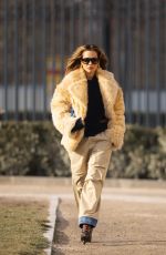 RITA ORA Arrives at a Restaurant in Paris 01/21/2024