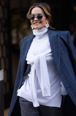 RITA ORA Heading to Dior Fashion Show in Paris 01/19/2024