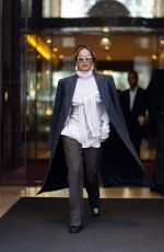 RITA ORA Heading to Dior Fashion Show in Paris 01/19/2024