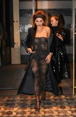 RITA ORA Leaves Costes Restaurant in Paris 01/22/2024