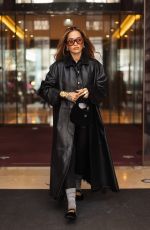 RITA ORA Out Shopping Around Rue Saint-Honore in Paris 01/21/2024