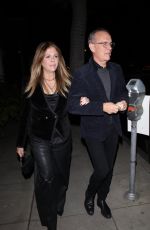 RITA WILSON and Tom Hanks Leaves Mr Chow in Beverly Hills 01/14/2024