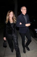 RITA WILSON and Tom Hanks Leaves Mr Chow in Beverly Hills 01/14/2024