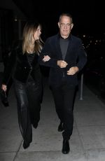 RITA WILSON and Tom Hanks Leaves Mr Chow in Beverly Hills 01/14/2024