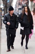 ROSALIA and Jeremy Allen White Out in New York 12/26/2023