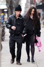 ROSALIA and Jeremy Allen White Out in New York 12/26/2023