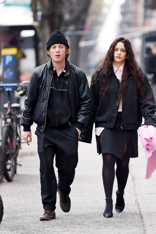 ROSALIA and Jeremy Allen White Out in New York 12/26/2023