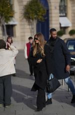ROSIE HUNTINGTON-WHITELEY Out and About in Paris 01/22/2024