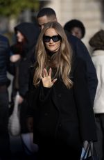 ROSIE HUNTINGTON-WHITELEY Out and About in Paris 01/22/2024