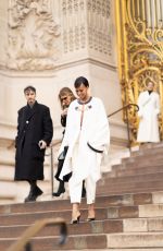 SABRINA ELBA Leaves Schiaparelli Show at Paris Fashion Week 01/22/2024