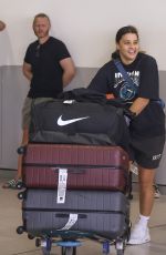 SAM KERR and KRISTIE MEWIS Arrives in Australia 12/27/2023