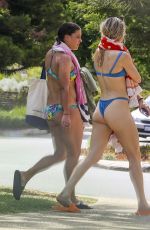 SAMANTHA KERR and KRISTIE MEWIS in Bikinis at a Beach in Perth 12/30/2023