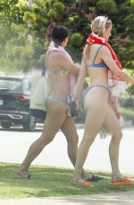 SAMANTHA KERR and KRISTIE MEWIS in Bikinis at a Beach in Perth 12/30/2023