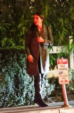 SANDRA BULLOCK Leaves San Vicente Bungalow in West Hollywood 01/11/2024