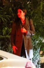 SANDRA BULLOCK Leaves San Vicente Bungalow in West Hollywood 01/11/2024