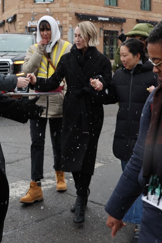 SAOIRSE RONAN Out at Sundance Film Festival 2024 in Park City 01/20/2024