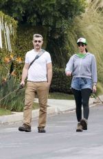 SARAH SILVERMAN and Rory Albanese Out Hikinig in Los Feliz 01/15/2024