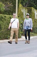 SARAH SILVERMAN and Rory Albanese Out Hikinig in Los Feliz 01/15/2024
