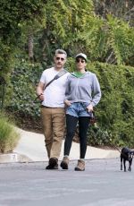 SARAH SILVERMAN and Rory Albanese Out Hikinig in Los Feliz 01/15/2024