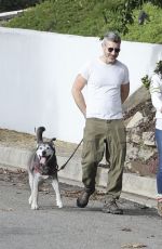 SARAH SILVERMAN and Rory Albanese Out with Their Dogs in Los Angeles 01/23/2024
