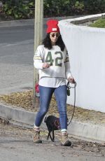SARAH SILVERMAN and Rory Albanese Out with Their Dogs in Los Angeles 01/23/2024