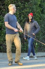 SARAH SILVERMAN and Rory Albanese Out with Their Dogs in Los Angeles 01/29/2024