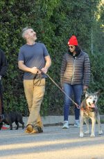 SARAH SILVERMAN and Rory Albanese Out with Their Dogs in Los Angeles 01/29/2024