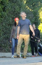 SARAH SILVERMAN and Rory Albanese Out with Their Dogs in Los Angeles 01/29/2024