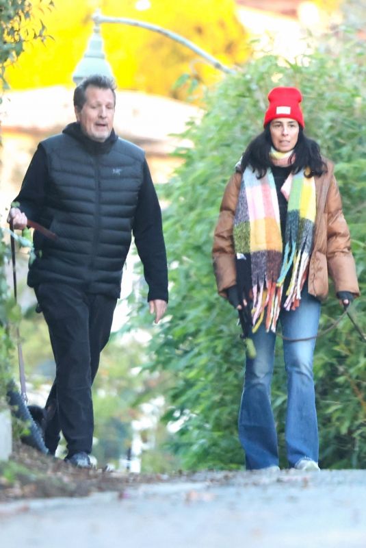 SARAH SILVERMAN and Rory Albanese Take Their Dogs for a Walk in Los Angeles 01/05/2024