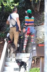 SARAH SILVERMAN Out for a Dog Walk with Rory Albanese 01/07/2024
