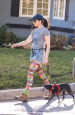 SARAH SILVERMAN Out with Her Dog with a Friend in Los Feliz 01/26/2024