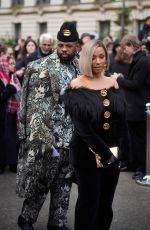 SAVANNAH JAMES Arrives at Schiaparelli Haute Couture Spring/Summer 2024 Show at Paris Fashion Week 01/22/2024