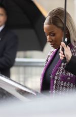 SAVANNAH JAMES Leaves Chanel Fashion Show in Paris 01/23/2024