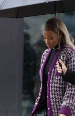 SAVANNAH JAMES Leaves Chanel Fashion Show in Paris 01/23/2024