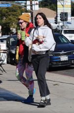 SCOUT WILLIS Out for Morning Smoothies with a Gal Pal and Her Dog 01/07/2024