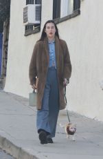 SCOUT WILLIS Out with Her Dog in Los Angeles 01/12/2024