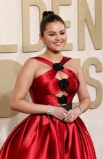 SELENA GOMEZ at 81st Annual Golden Globe Awards in Los Angeles 01/07/2024