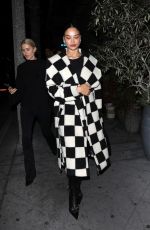 SHANINA SHAIK Night Out in Hollywood 01/13/2024