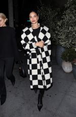 SHANINA SHAIK Night Out in Hollywood 01/13/2024