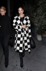 SHANINA SHAIK Night Out in Hollywood 01/13/2024