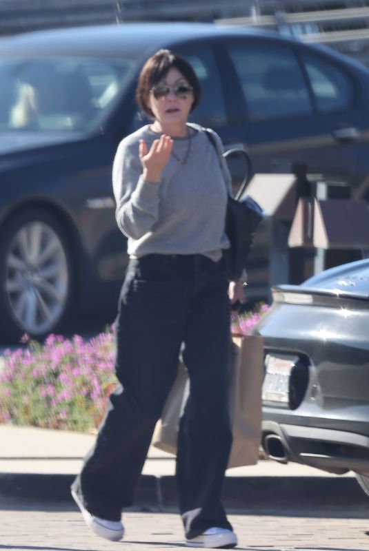 SHANNEN DOHERTY at a New Year’s Day Brunch with Her Mother in Malibu 01/01/2024