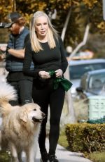 SHANNON BEADOR Walking Her Dog Archie Out in Newport Beach 01/18/2024