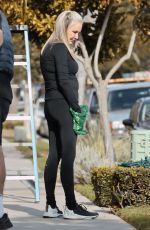 SHANNON BEADOR Walking Her Dog Archie Out in Newport Beach 01/18/2024