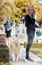 SHANNON BEADOR Walking Her Dog Archie Out in Newport Beach 01/18/2024