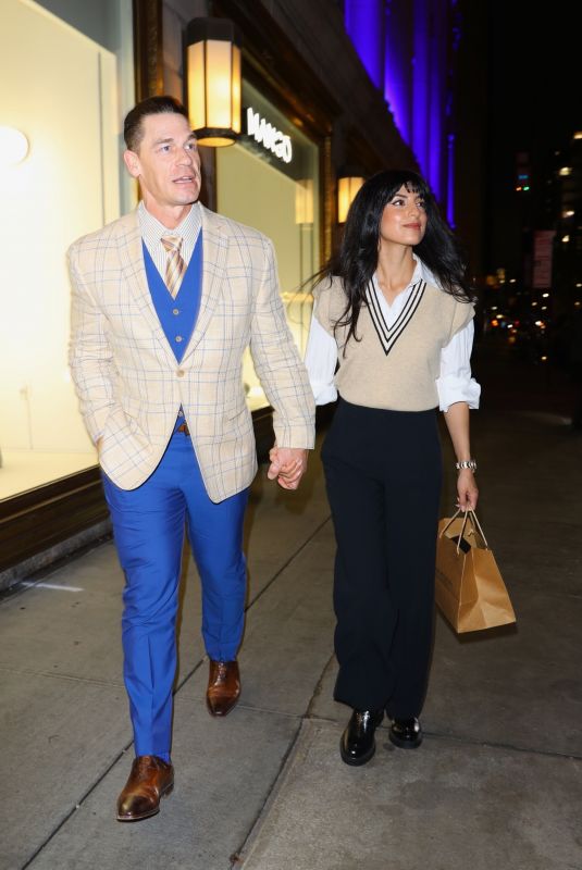 SHAY SHARIATZADEH and John Cena Arrives at Polo Bar in New York 01/25/2024