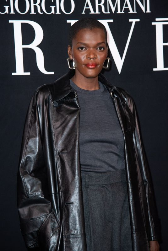 SHEILA ATIM at Giorgio Armani Prive Haute Couture Spring/Summer 2024 Show at Paris Fashion Week 01/22/2024