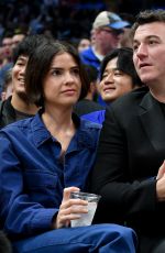 SHELLEY HENNIG at Los Angeles Clippers vs Miami Heat Game in Los Angeles 01/01/2024