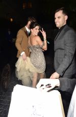 SOFIA PERNAS Arrives at Golden Globe Afterparty at Chateau Marmont in Los Angeles 01/07/2024
